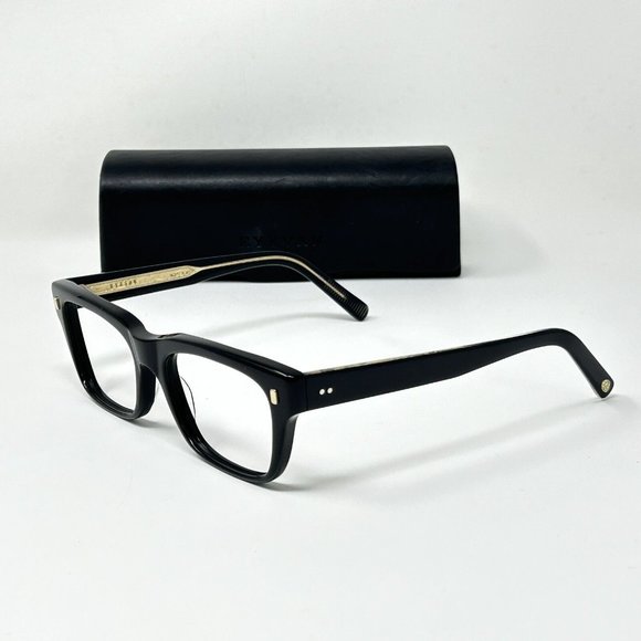 eyevan Del Prado Eyeglasses Frame Black PBK/G Made In Japan 53 [] 18 147 - Picture 5 of 15